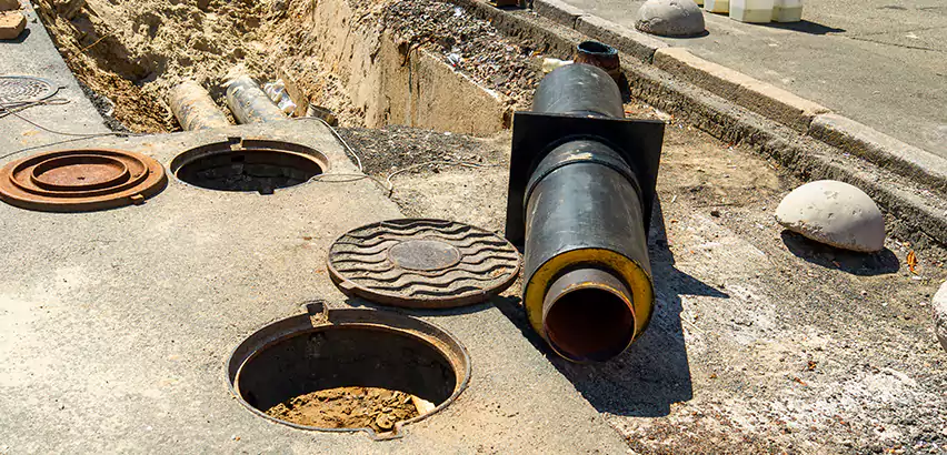 Lateral Sewer Line Replacement in Dix Hills