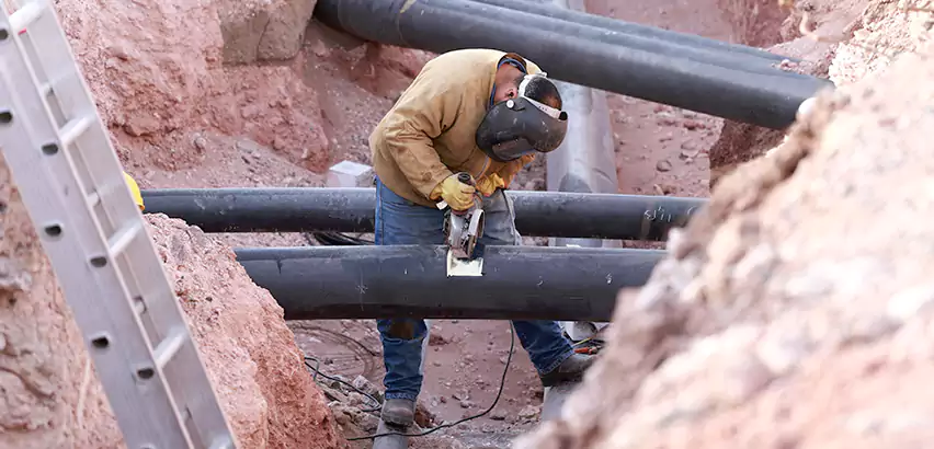 Cast Iron Sewer Pipe Replacement in Dix Hills